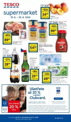 akční leták Tesco 19.6.2024-25.6.2024