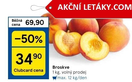 Broskve - Tesco akcniletaky.com
