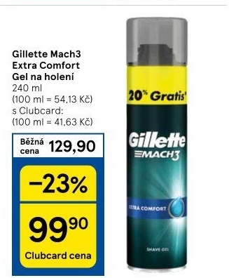 Gel na holení pánský Mach 3 Gillette