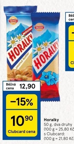 Oplatky Horalky Sedita