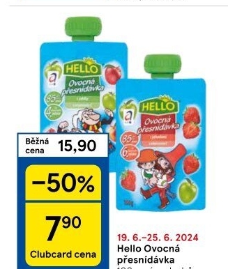 Ovocná kapsička Hello