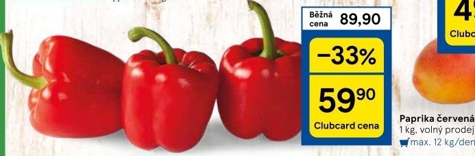 Paprika červená