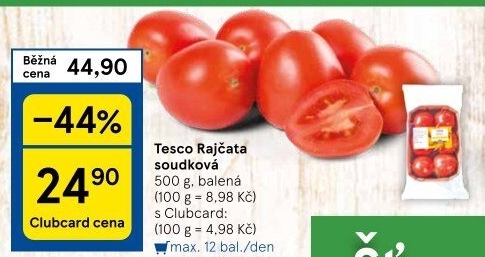 Rajčata soudková Tesco