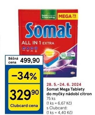 Tablety do myčky Somat