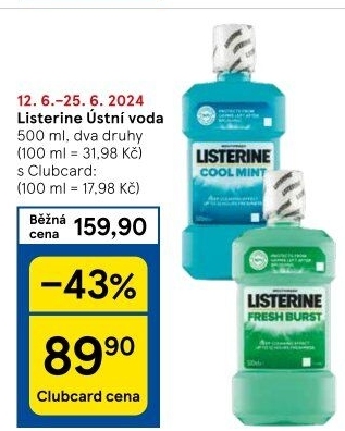 Ústní voda Listerine