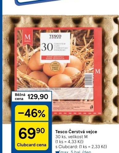 Vejce M Tesco