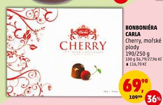Bonboniéra Višně v čokoládě Cherry Carla