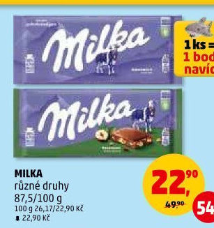 Čokoláda Milka