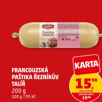Paštika francouzská Řezníkův talíř