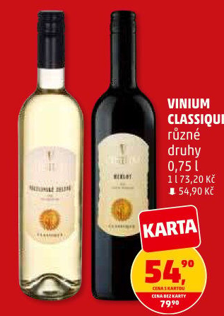 Vína Vinium Classique Velké Pavlovice
