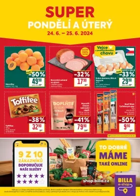 akční leták BILLA 19.6.2024-25.6.2024