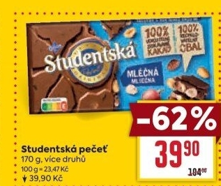 Čokoláda Studentská pečeť Orion