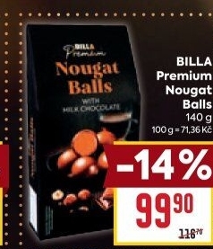 Čokoládové bonbony Premium Billa