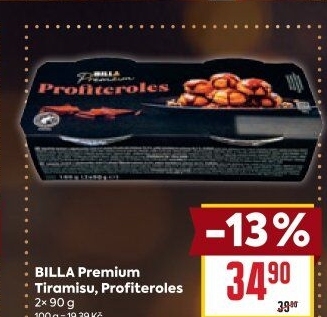 Dezert tiramisu Premium Billa