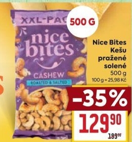 Kešu pražené Nice Bites