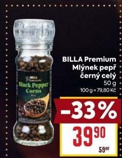 Mlýnek s kořením Billa Premium