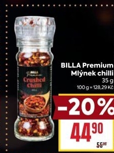 Mlýnek s kořením Billa Premium