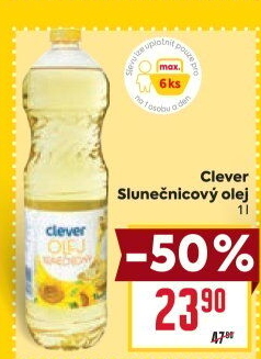 Slunečnicový olej Clever