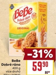 Sušenky BeBe Dobré ráno Opavia