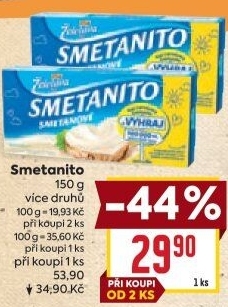 Sýr tavený Smetanito Želetava