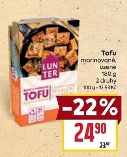 Tofu marinované Lunter