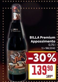 Víno Appassimento Billa Premium