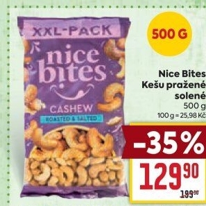 Kešu pražené Nice Bites