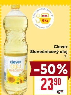 Slunečnicový olej Clever
