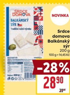 Sýr balkánský Srdce domova