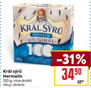 Sýr Hermelín Král sýrů