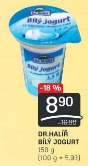 Bílý jogurt Dr.Halíř