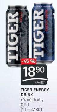 Energetický nápoj Tiger