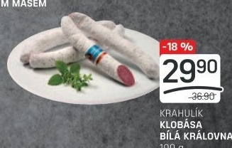 Klobása Bílá královna Krahulík