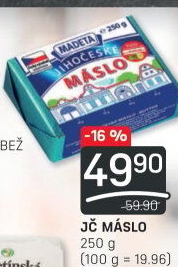 Máslo Jihočeské Madeta