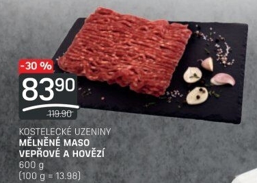 Mleté maso mix Kostelecké uzeniny