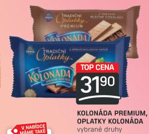 Oplatky premium Kolonáda Opavia