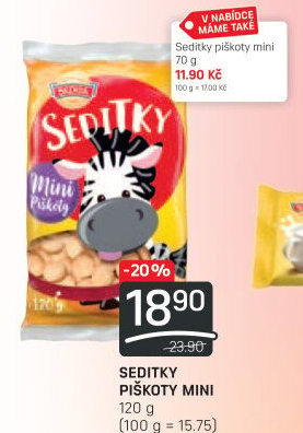 Piškoty mini Sedita