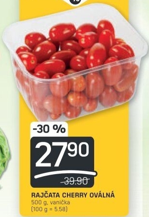 Rajčata cherry oválná