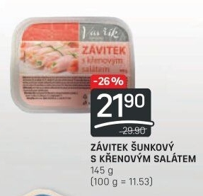 Šunkový závitek Lahůdky Vavřík