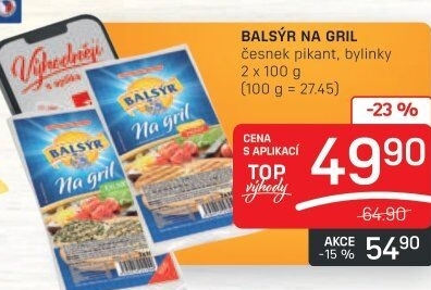 Sýr Balsýr na gril Mlékárna Žirovnice