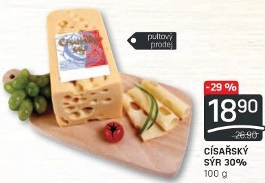 Sýr Císářský 30% Madeta