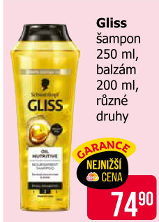 Balzám na vlasy Gliss Schwarzkopf