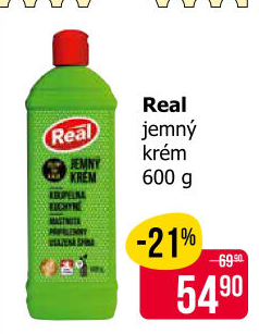 Čisticí krém jemný Real
