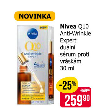 Duální sérum vyplňující Q10 proti vráskám Anti-Wrinkle Expert Nivea