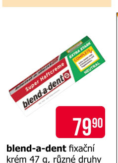 Fixační krém na zubní protézu Blend-a-dent
