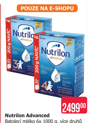 Kojenecká výživa Nutrilon Advanced