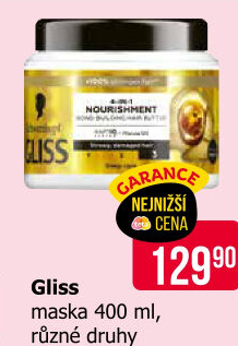 Maska na vlasy Gliss Schwarzkopf