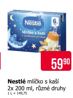 Mlíčko s kaší Nestlé