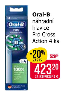 Náhradní hlavice Cross Action Pro Oral-B