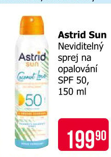 Neviditelný sprej na opalování OF 50 Astrid Sun